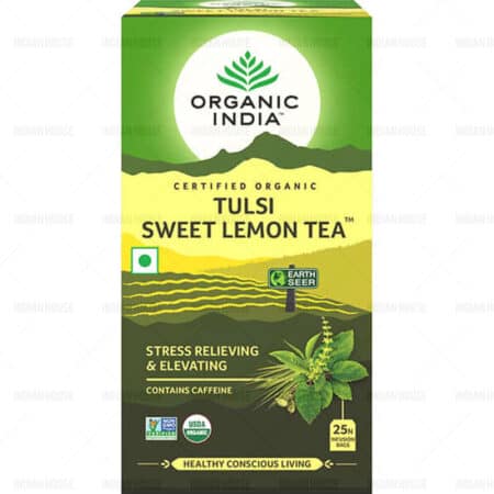 ORGANIC INDIA TULSI SWEET LEMON TEA 25 BAG/ tulsi zielona herbata cytrynowa 25 torebek