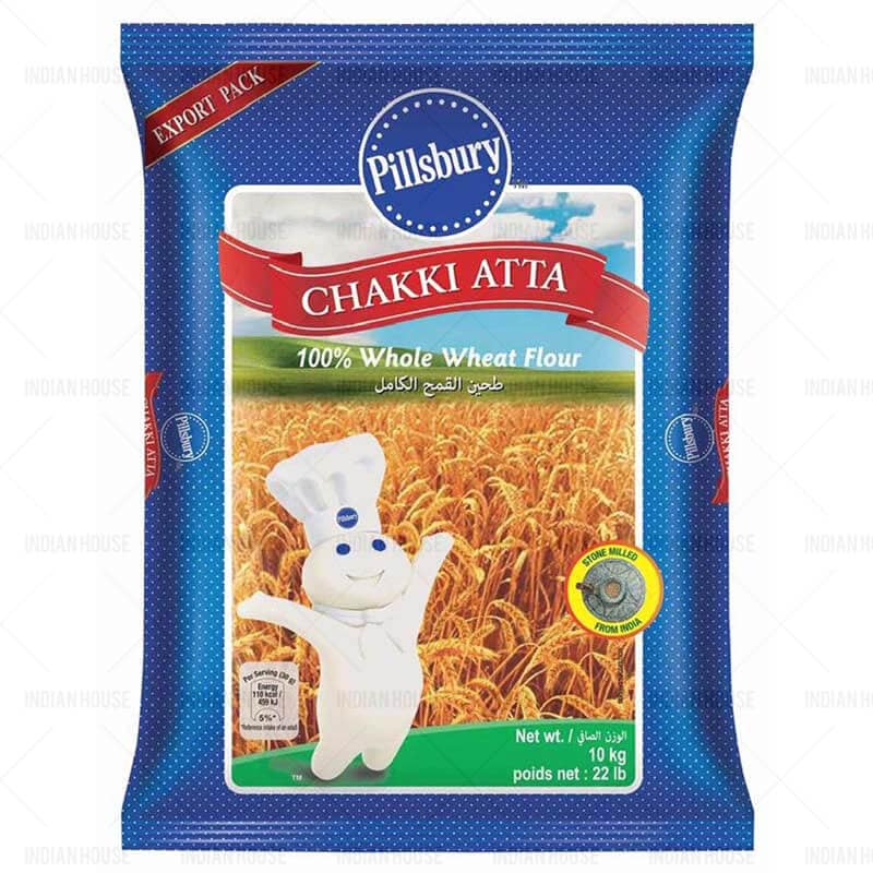 PILLSBURY CHAKKI ATTA – mąka pszenna pełnoziarnista 10 kg