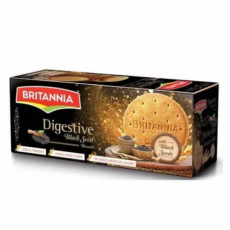 Britannia Digestive Black Seed Biscuits- ciasteczka z otrębami pszennymi i czarnym kminkiem 350 g