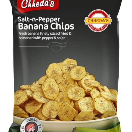 Chheda’s Salt n Pepper Banana Chips 170GM-„Chipsy bananowe z solą i pieprzem”