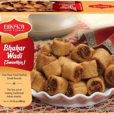 BIKAJI BHAKAR WADI (SWEETKIN )- słodkie ruloniki z mąki pszennej z przyprawami i sezamem