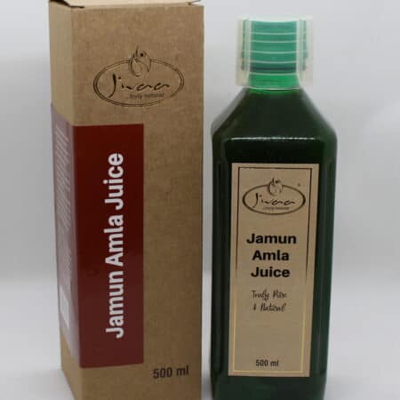 Janum Amla JIVAA Juice – sok z Jamun (śliwka indyjska) i Amla (agrest indyjski) 500 ml
