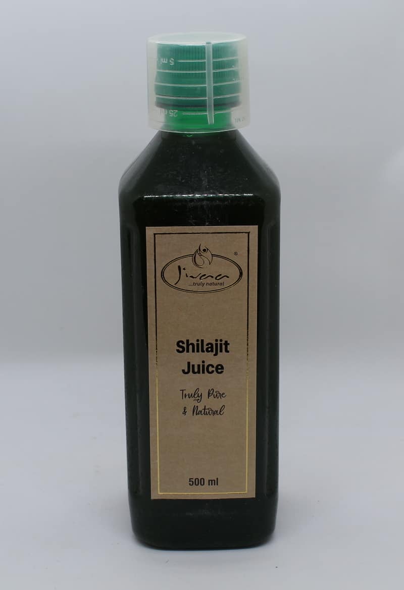Shilajit JIVAA Juice- sok z Shilajit (mumio oczyszczone) 500 ml