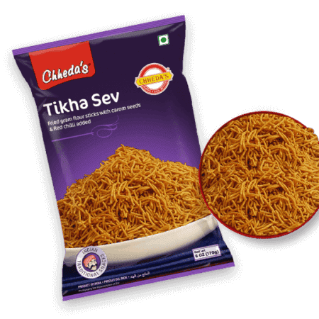 Chheda’s Diet Poha Chivda 170GM-„Przekąska z płatków ryżowych z makaronikami  z ciecierzycy „