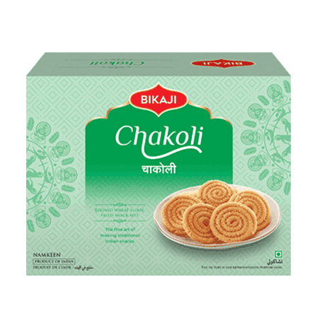 BIKAJI  Chakoli- indyjskie ciasteczka wytrawne 400 g