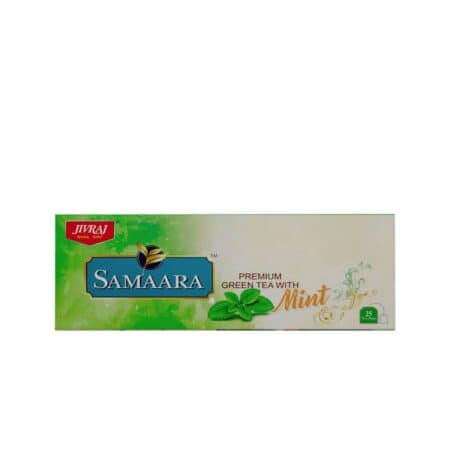 JIVARAJ SAMAARA MINT GREEN TEA BAG – herbata zielona miętowa 50g